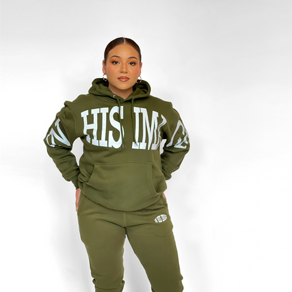 In His Image 2.0 Olive Jogger