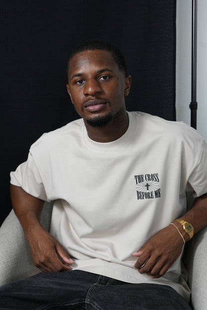 Beige "TCBM-TWBM" Heavyweight T