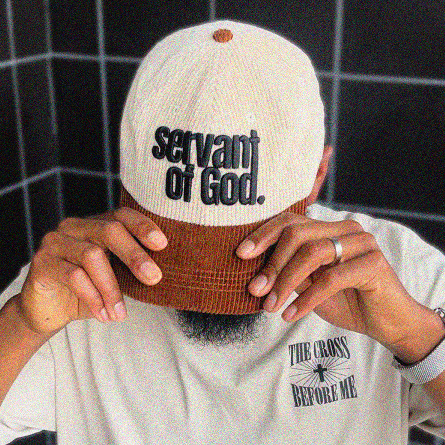 "Servant of God" Puff-print Dad Cap